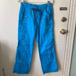 Adar blue scrub pants